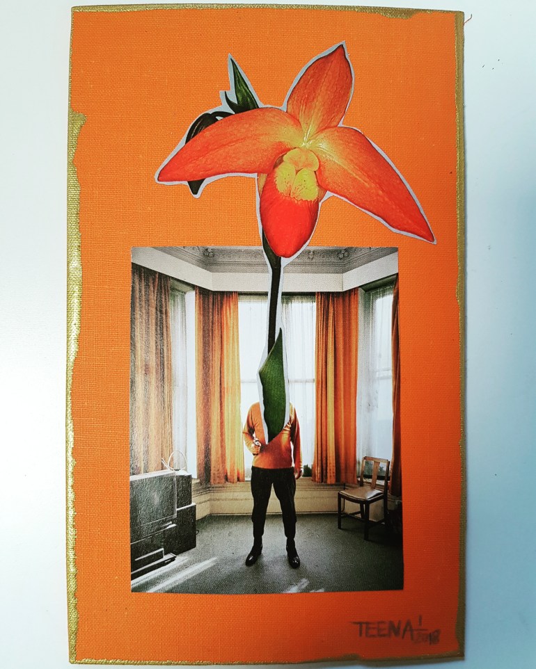 Collageart, Collage, Mixedmediaart, Contemporary Art, Trash, Teena leitow