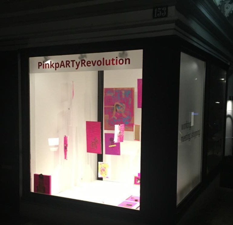 PinkpARTyRevolution, Teena Leitow, Kunst, Hamburg, Ausstellung, Galerie, PopUpGallery, 17vor, Blankenese, Ausstellung